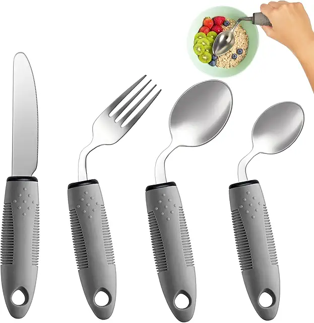 Angled Spoon Fork Set — local reference photo in HandTherapy.app catalog (education; not retailer packaging)