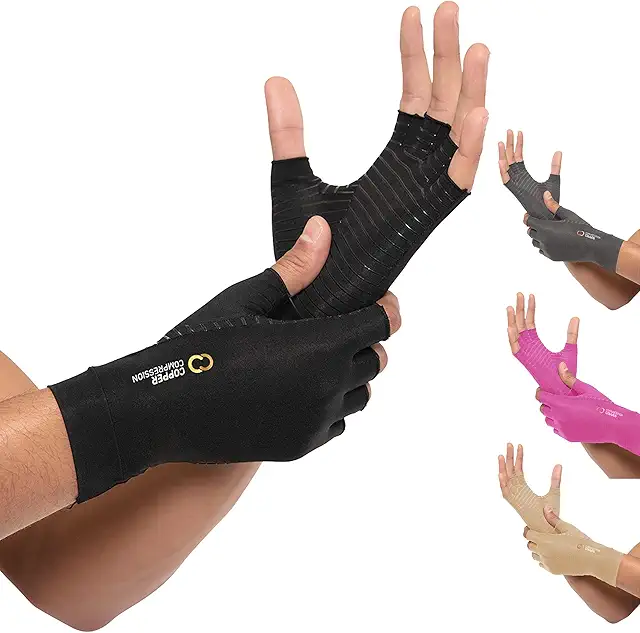 Compression Glove Donning Aid — local reference photo in HandTherapy.app catalog (education; not retailer packaging)