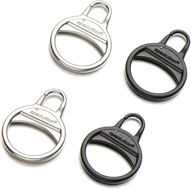 Zipper Pull Rings — local reference photo in HandTherapy.app catalog (education; not retailer packaging)