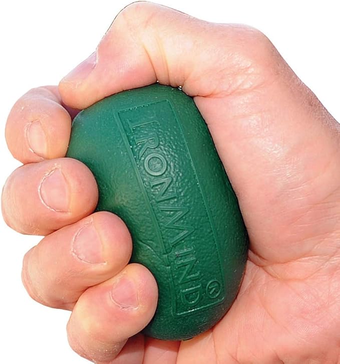 Egg Hand Exerciser — local reference photo in HandTherapy.app catalog (education; not retailer packaging)