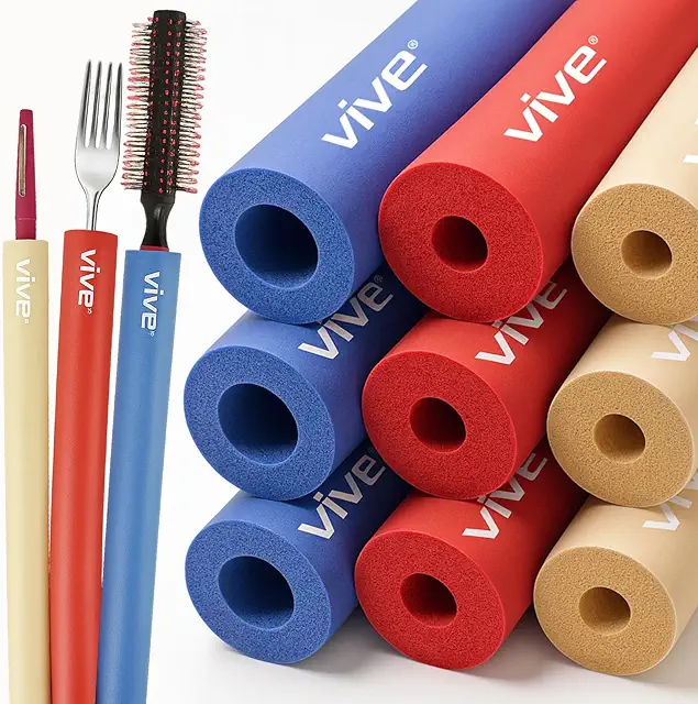 Essential Medical Supply Foam Grip Tubing — local reference photo in HandTherapy.app catalog (education; not retailer packaging)